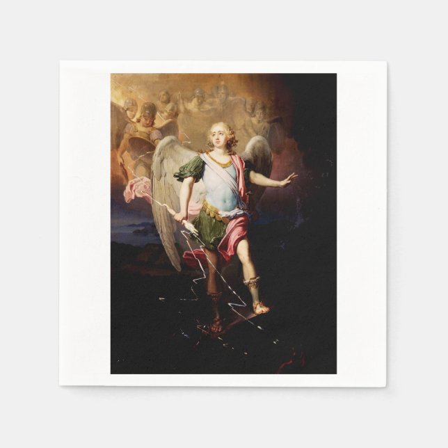 Schutzengel von Wladimir Borovikowsky Serviette (Vorderseite)