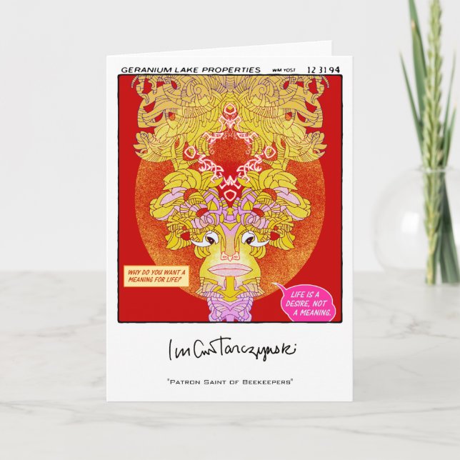 Schutzheilige der Bienenzüchter Karte (Vorderseite)