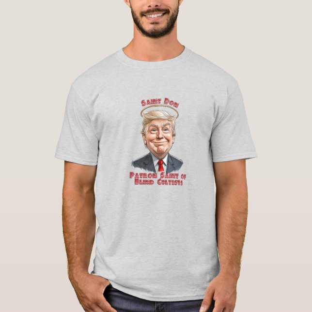 Schutzheilige der Blinden Kultisten Glaube, Spaß,  T-Shirt (Vorderseite)