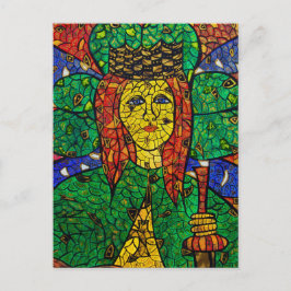 Schutzheilige der Depression und Angst St. Dymphna Postkarte