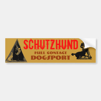 Schutzhund Autoaufkleber