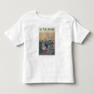 Schutzimpfung an einem Abends-Empfang Kleinkind T-shirt