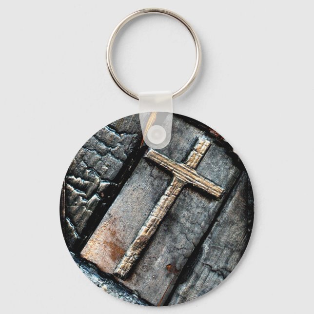 Schutzkreuz Schlüsselanhänger (Vorderseite)