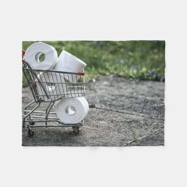 Schutzmaske Corona Fleecedecke (Vorderseite (Horizontal))