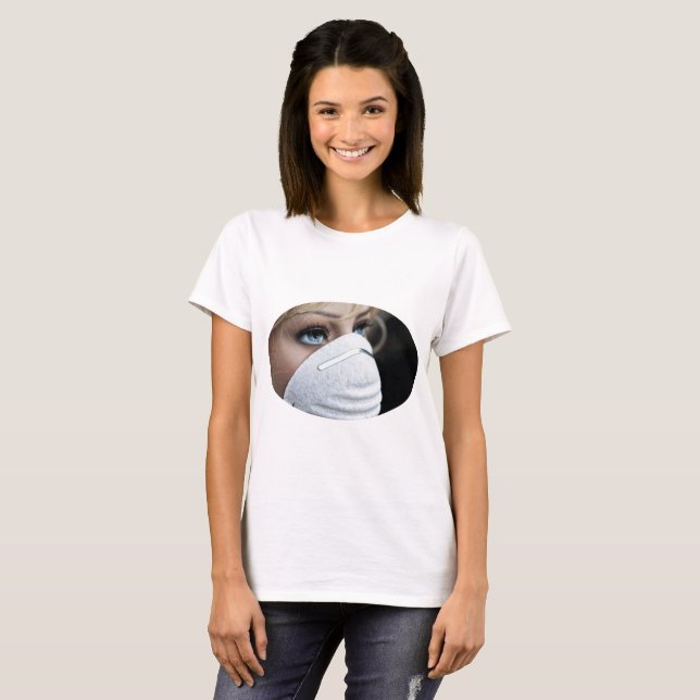 Schutzmaske Corona T-Shirt (Vorne ganz)