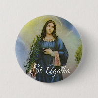 Schutzpatron St. Agatha der Brustkrebspatienten