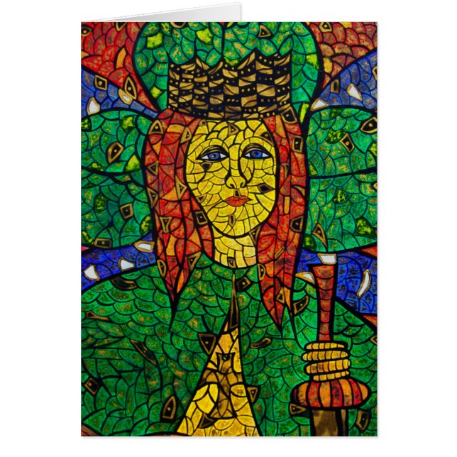 Schutzpatron von Krisen-und Angst-St. Dymphna (Vorne)