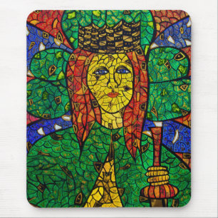 Schutzpatron von Krisen-und Angst-St. Dymphna Mousepad
