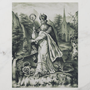 Schutzpatron von St. Patrick in Irland Flyer