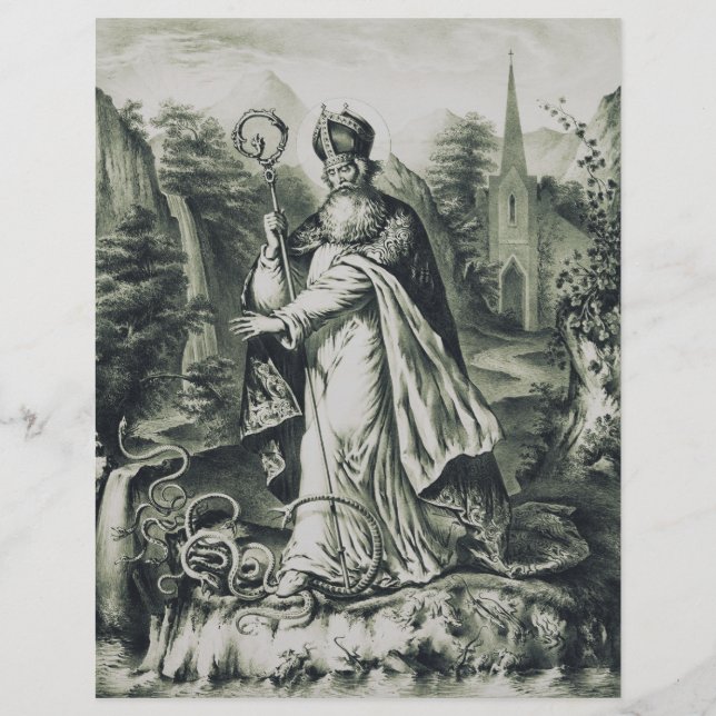 Schutzpatron von St. Patrick in Irland Flyer (Vorne)