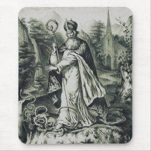 Schutzpatron von St. Patrick in Irland Mousepad
