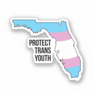 Schützt die trans Jugend in Florida Aufkleber