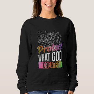 Schützt Gottes Schöpfung Korallenriffe Natur Bibel Sweatshirt