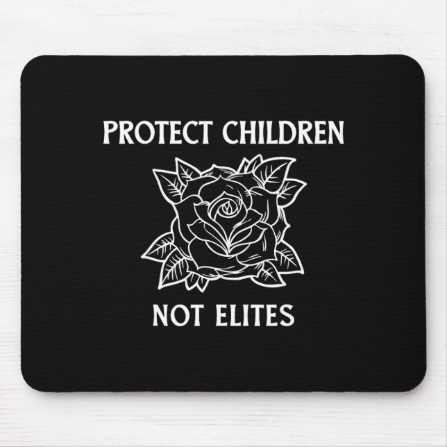 Schützt Kinder, nicht die Eliten Mousepad (Vorne)