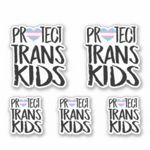 SCHÜTZT TRANS-KINDER AUFKLEBER