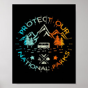 Schützt unsere 59 US-Nationalparks, Erhaltet Campi Poster
