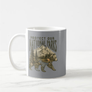 Schützt unsere Nationalpark-Bären-Natur Wanderunge Kaffeetasse