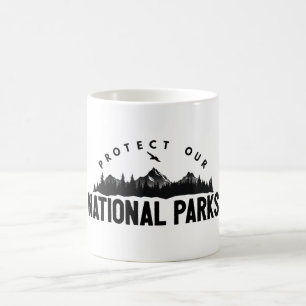 Schützt unsere Nationalparks Unterstützen Kaffeetasse