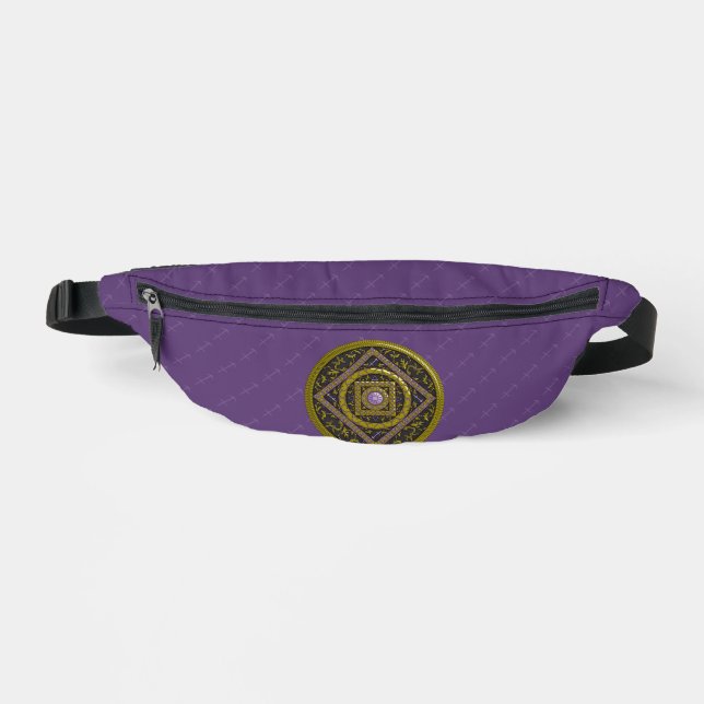 Schützus Mandala Bauchtasche (Vorderseite)