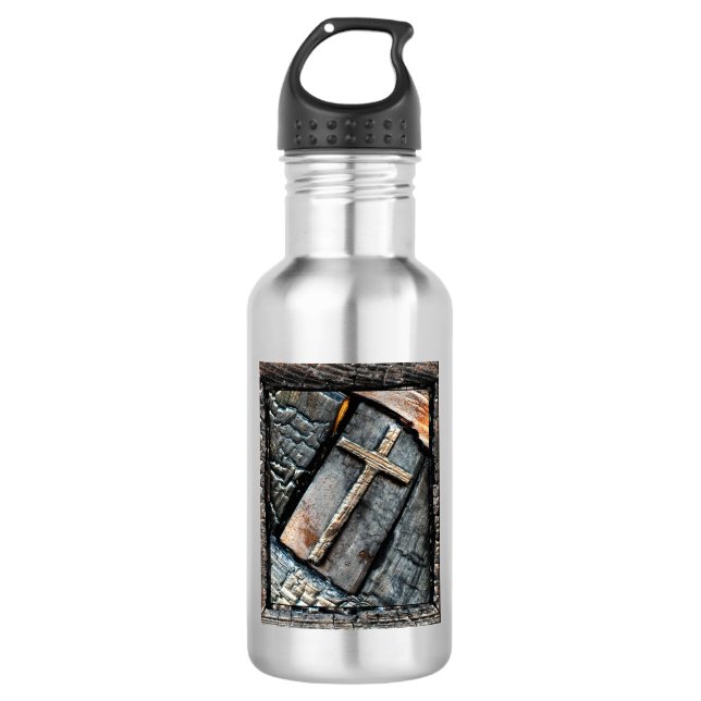 Schutzwasserflasche Edelstahlflasche (Vorderseite)