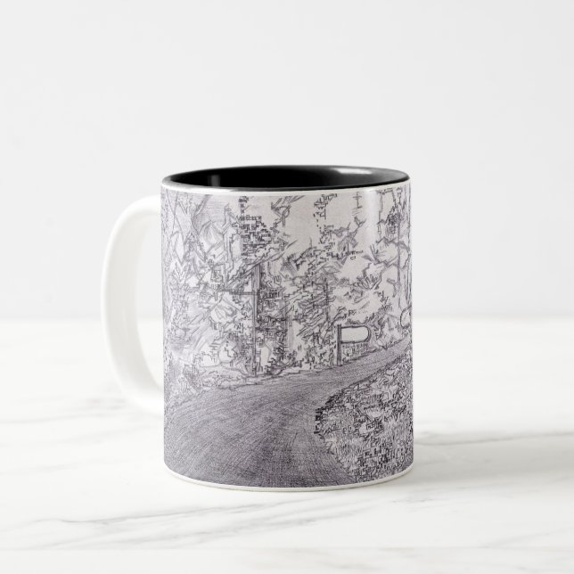 Schutzwirkung Zweifarbige Tasse (Vorderseite Links)