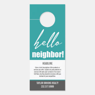 Schutzwürde durch echte Anwesen Türanhänger