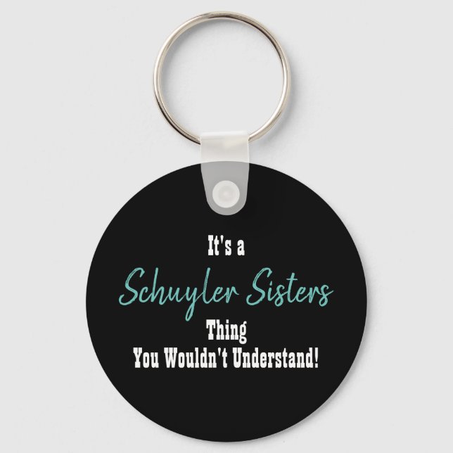 Schuyler Sisters Schlüsselanhänger (Vorderseite)
