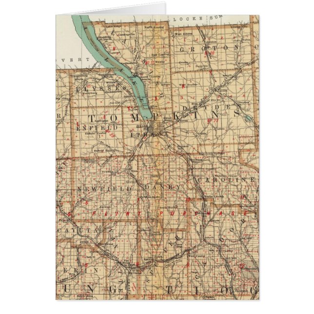 Schuyler, Tompkins, Cortland, Chemung (Vorne)