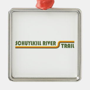 Schuylkill River Trail Ornament Aus Metall