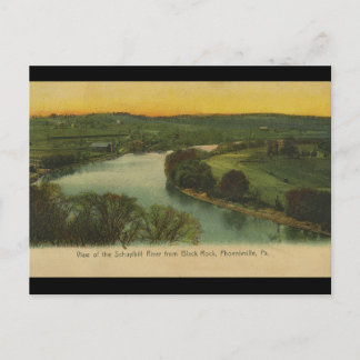 Schuylkill River von Phoenixville PA Postkarte