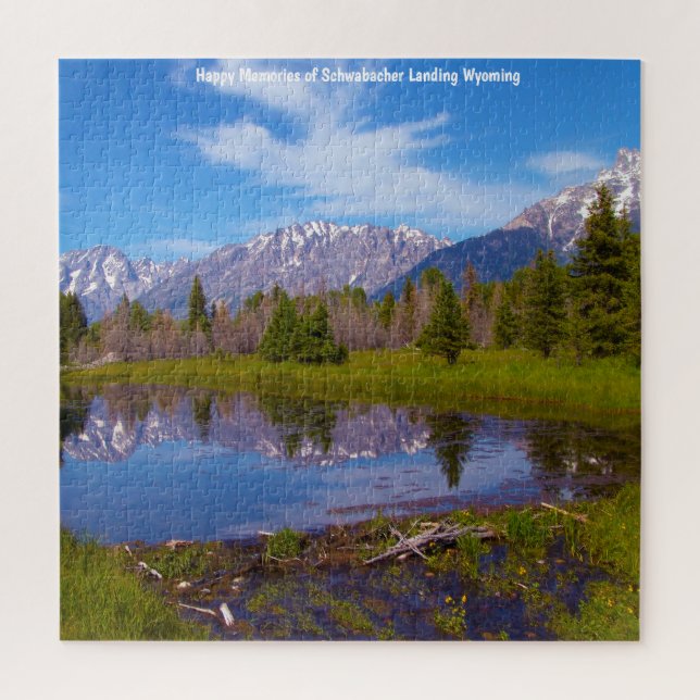 Schwabacher Landing Wyoming . Jigsaw Puzzle (Vertikal)