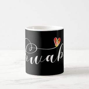 Schwaben-Flaggenherz, Swabia Kaffeetasse