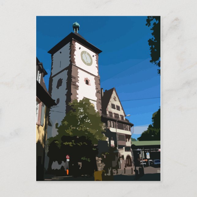 Schwabentor Freiburg Postkarte (Vorderseite)