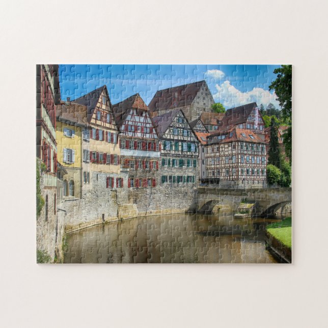 Schwabisch Hall Allemagne. Jigsaw Puzzle (Horizontal)