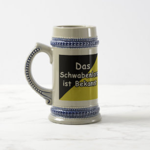 Schwäbisch ist ein bekannter Humpen Bierglas