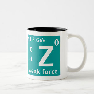 Schwache Kraft Z (linkshändig) Zweifarbige Tasse