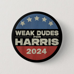 Schwache Typs für Harris-Kampagne 2024 Harris Walt Button