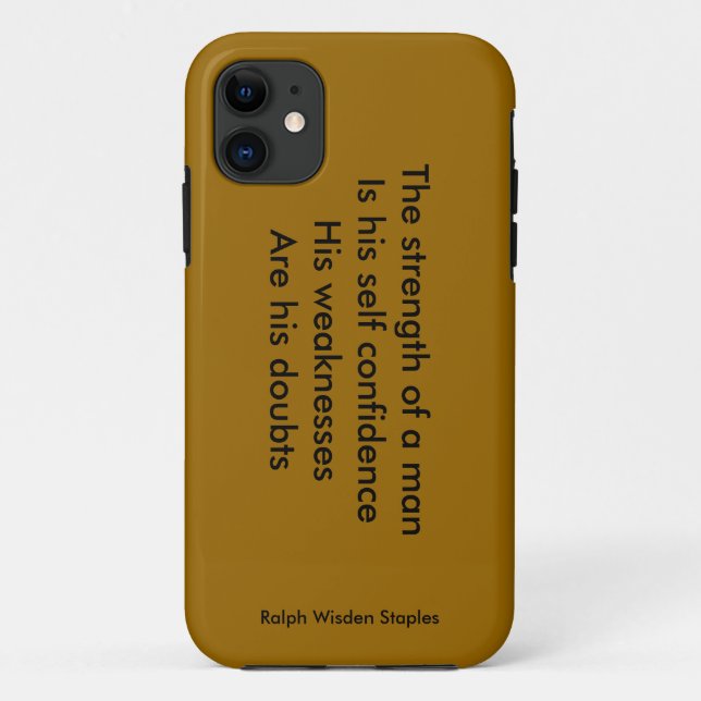 Schwäche und Zweifel Case-Mate iPhone Hülle (Rückseite)