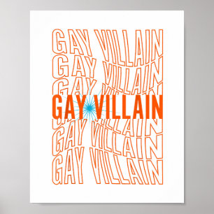 Schwacher Bösewicht Lustiges Meme LGBT Schwuler St Poster