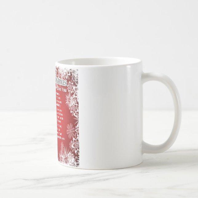 Schwager-Gedicht - Weihnachtsentwurf Kaffeetasse (Rechts)