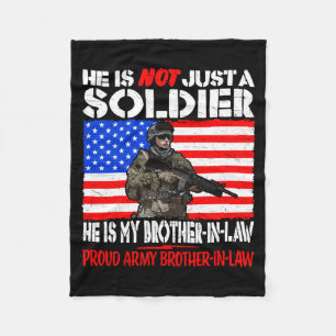 Schwager Soldat Stolz Armee Schwager Fleecedecke