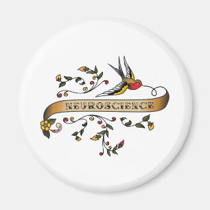 Schwalbe und Rolle mit Neurologie Magnet