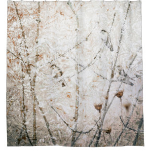 Schwalben und Ripples Semi Abstrakt Nature Earthy Duschvorhang