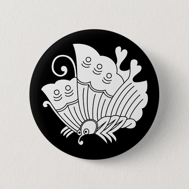 Schwalbenschwanz Button (Vorderseite)