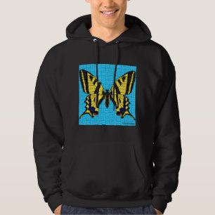 Schwalbenschwanz (lebendig) - Herren-Sweatshirt mi Hoodie