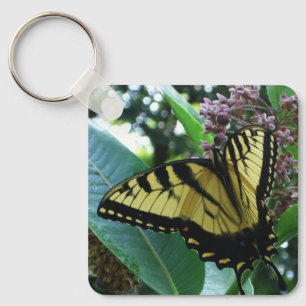 Schwalbenschwanz Schmetterling I auf Seidenpflanze Schlüsselanhänger
