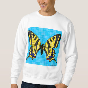 Schwalbenschwanz (weiß) - Herren-Sweatshirt Sweatshirt