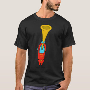 SchwammBob-Fisch 2, der Trompete im Bubbl spielt T-Shirt