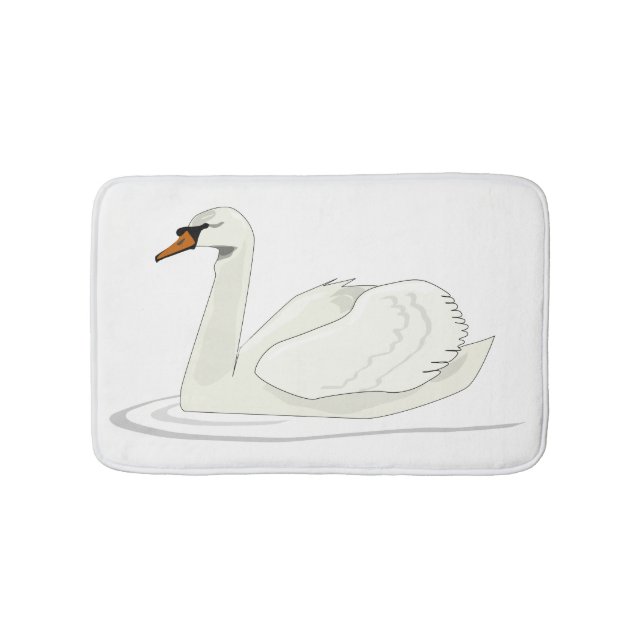 Schwan Badematte (Vorderseite)