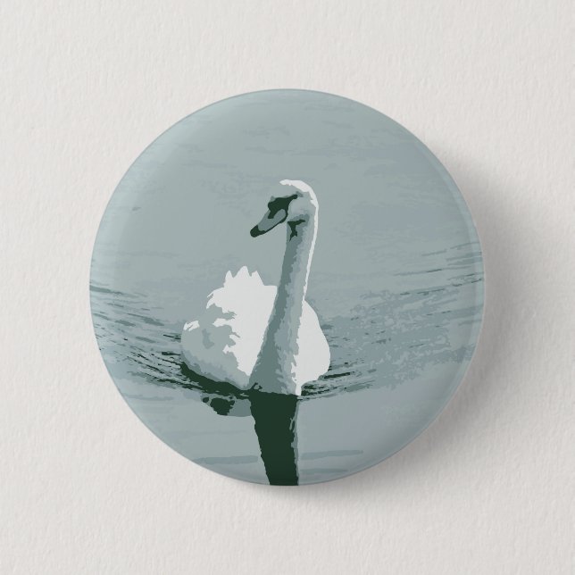 Schwan Button (Vorderseite)